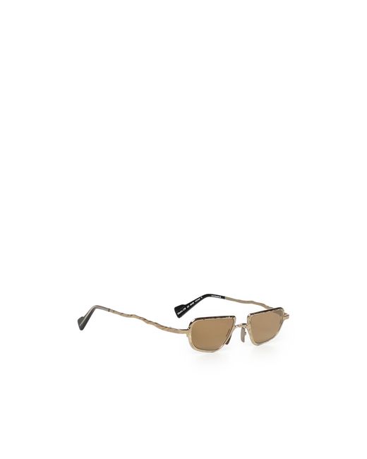 Kuboraum Multicolor Geometric Sunglasses for men