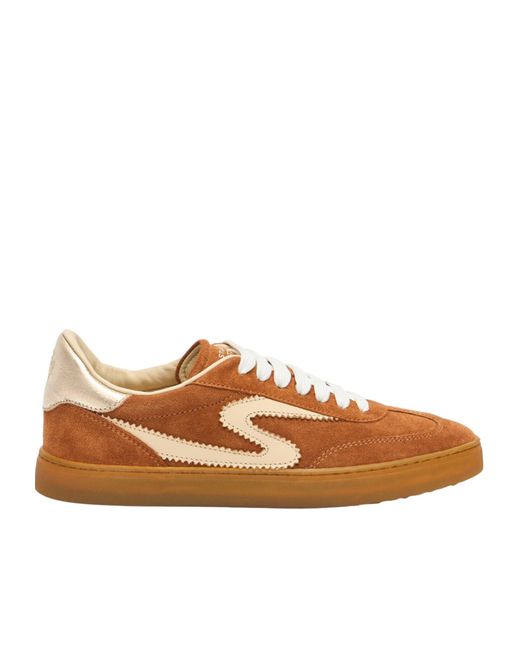 Stuart Weitzman Brown Sw Runaround Sneaker