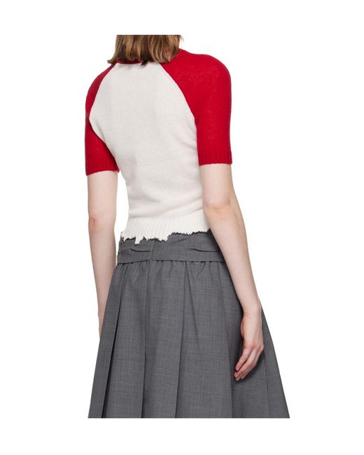 ShuShu/Tong Gray Short-Sleeved Knitwear