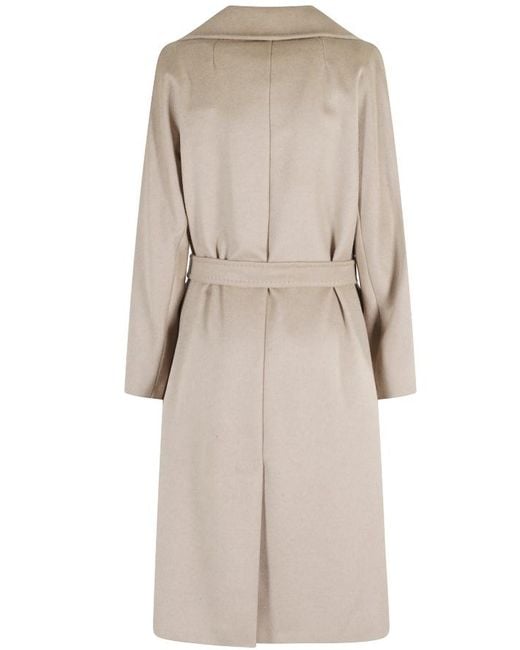 Weekend by Maxmara Natural Resina Belted Long Coat