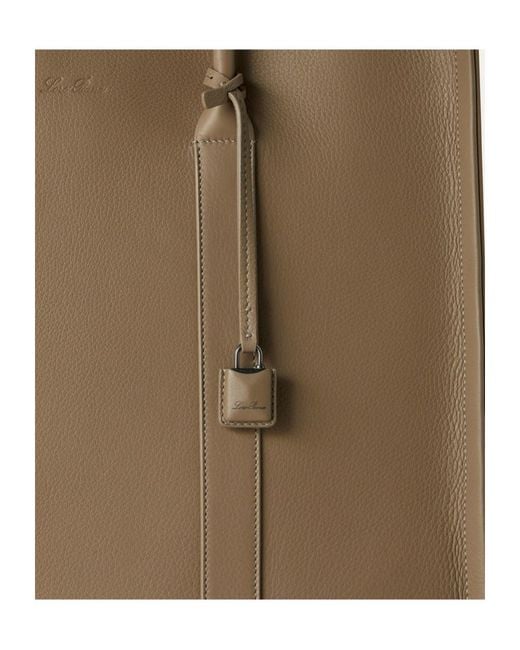 Loro Piana Brown Beam Small Handbag for men