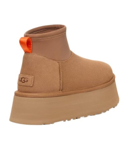 Ugg Brown Classic Mini Dipper Boots
