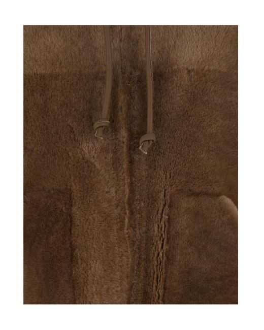 Blancha Brown Reversible Shearling Jacket
