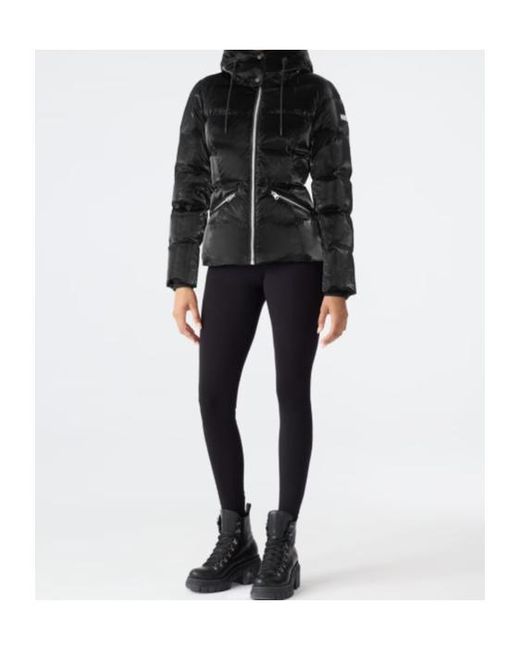 Mackage Black Long-Sleeved Cotton-Padded Jacket
