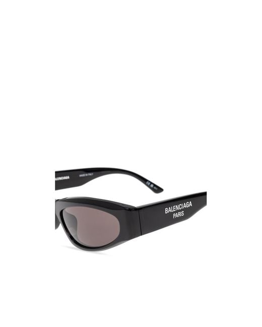 Balenciaga White Eyewear Cat-Eye Sunglasses for men