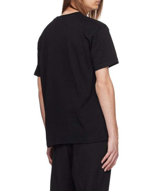 Mackage Black Round Neck Short Sleeve T-Shirt for men