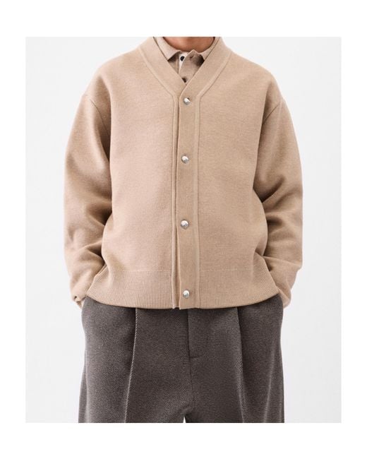 Jacquemus Natural Le Cardigan With Buttons for men