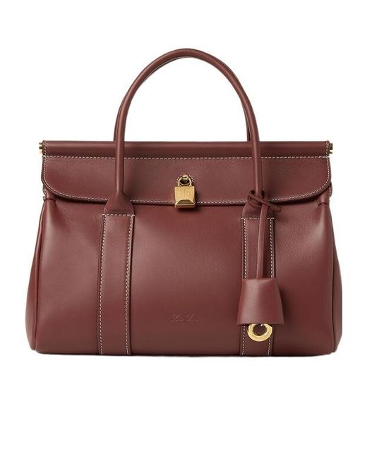 Loro Piana Red Loom L25 Shoulder Bag