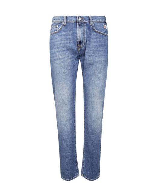Roy Rogers Blue Belt Loops Jeans for men