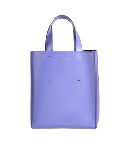 Marni Blue Solid Color Handbags