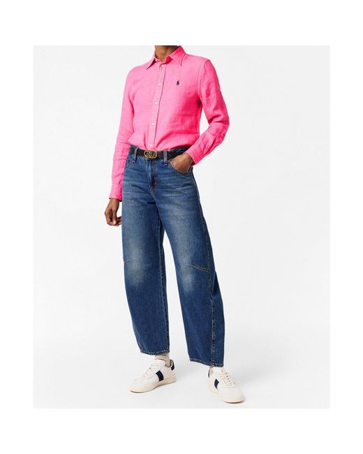 Polo Ralph Lauren Pink Long-Sleeved Shirt