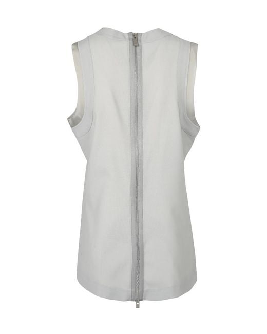 Sacai Gray Logo Vest