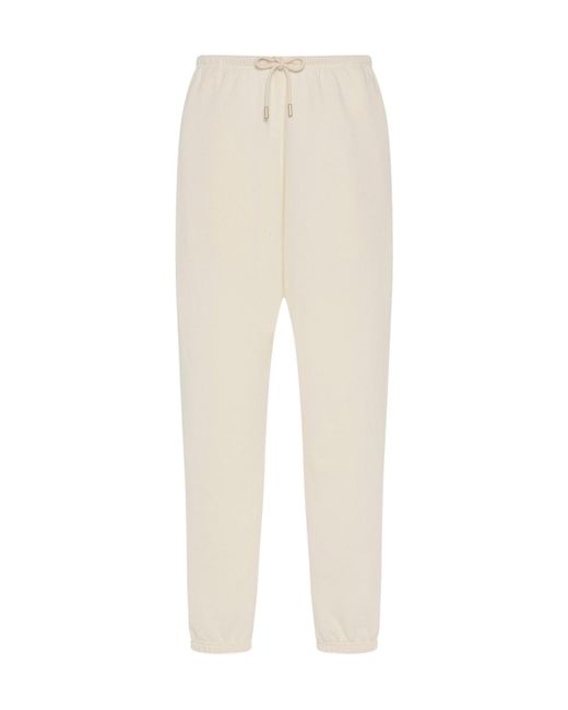 The Row White Teo Track Trousers