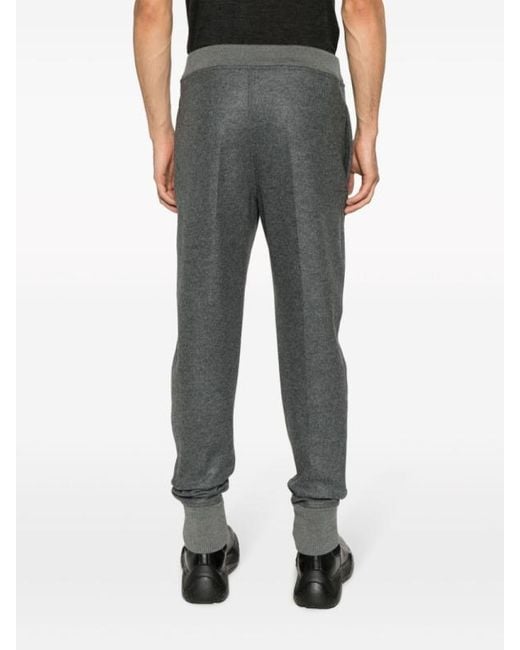 Jil Sander Black Tapered Track Pants for men