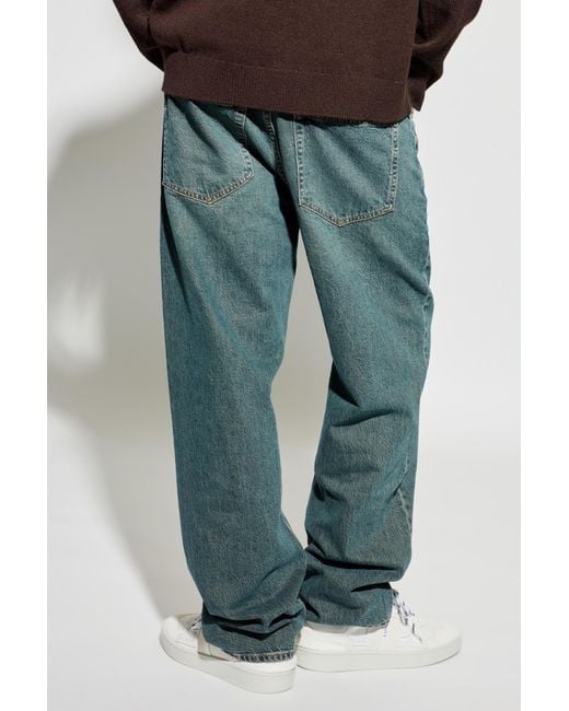 Samsøe & Samsøe Green Saeddie Button-Fastening Jeans for men
