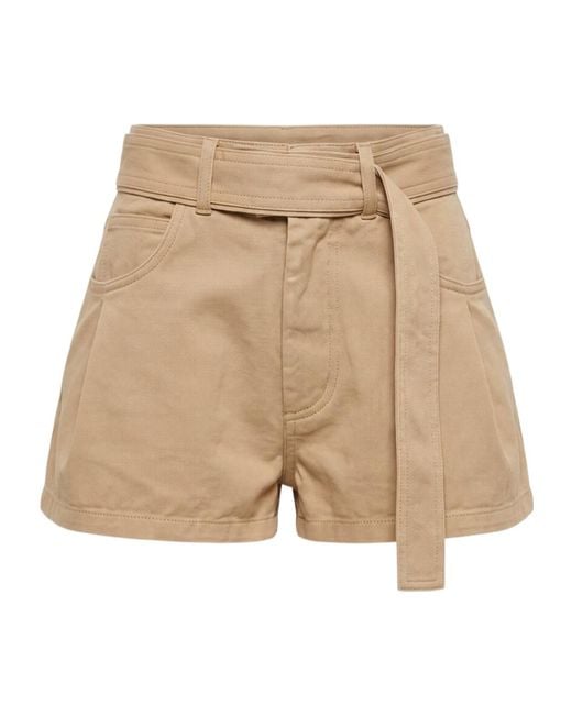 DIESEL Natural Belt Loop Shorts
