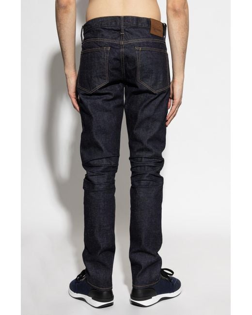 Tom Ford Blue Five-Pockets Jeans for men