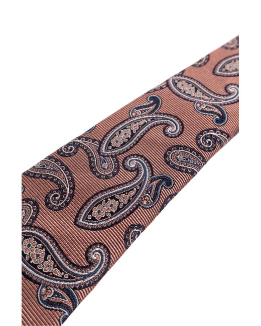 Etro Purple Paisley Tie for men
