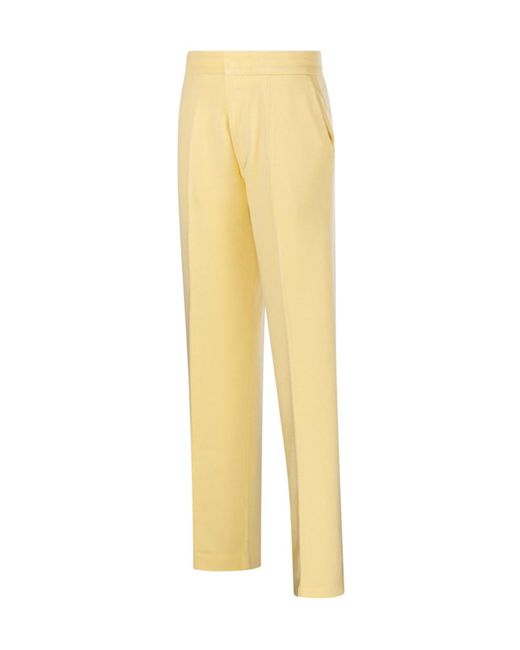 Forte_forte Yellow Straight Leg Pants