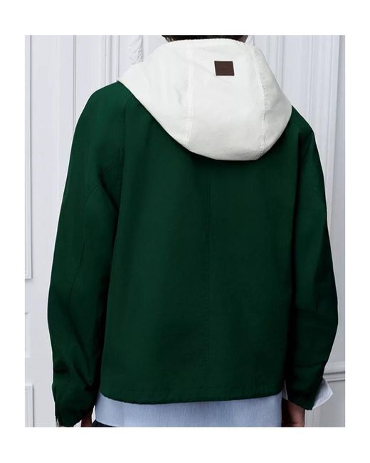 Dior Green Hooded Jacket for men