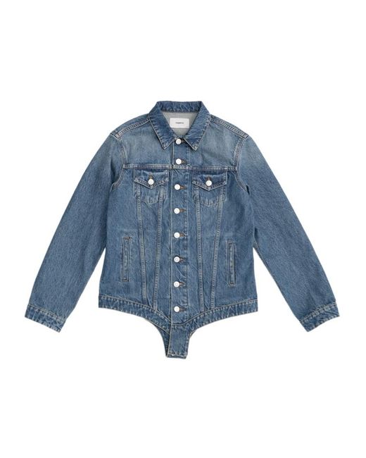 Coperni Blue Tight-Shaped Denim Jacket