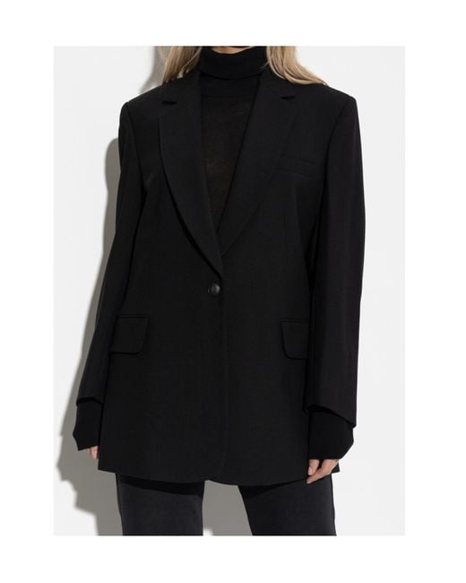 Rag & Bone Black Long-Sleeved Suit Jacket