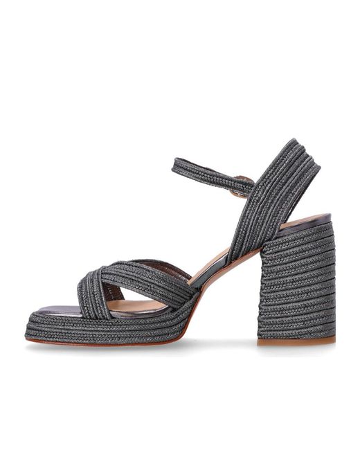 Castaner Multicolor Valle 90Mm Metallic-Finish Sandals