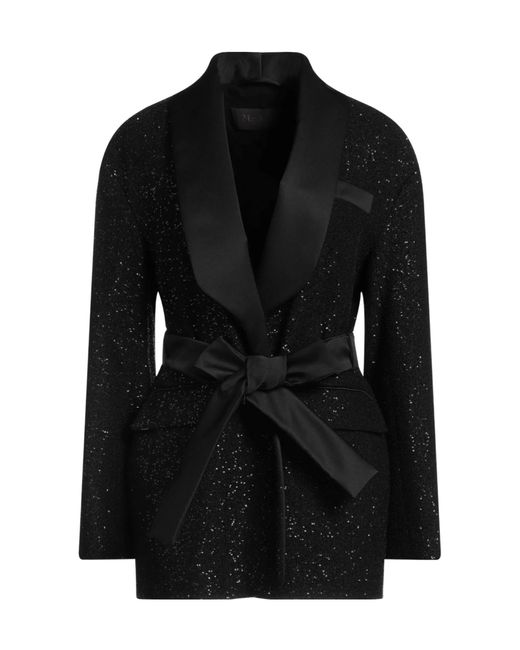 Max Mara Black Single-Breasted Blazer