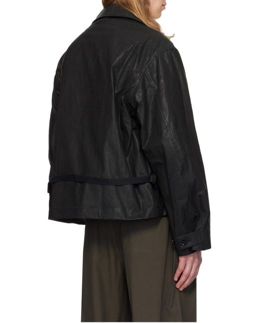 Lemaire Biker Blouson in Black for Men | Lyst