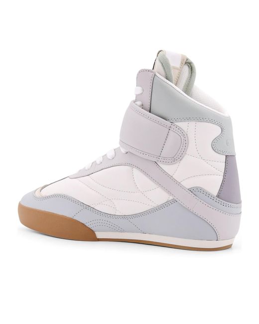 Chloé Gray Chloé Kick High-Top Sneakers