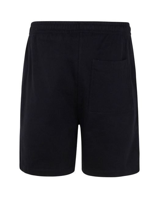 Barrow Black Logo-Print Shorts for men