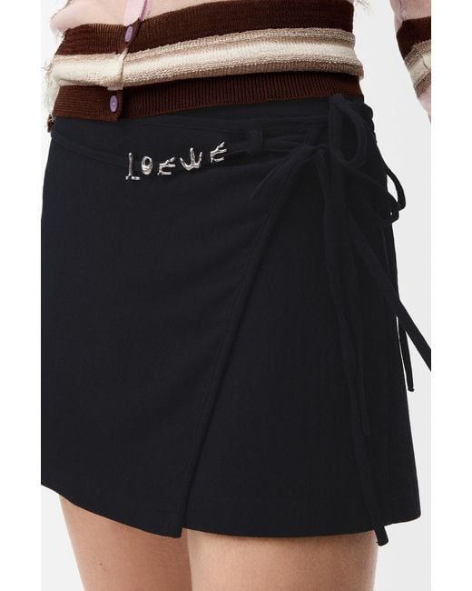 Loewe Blue Wrapped Shorts