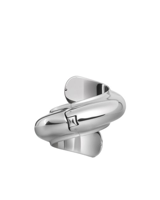 Alaïa White Sculptural Bracelet