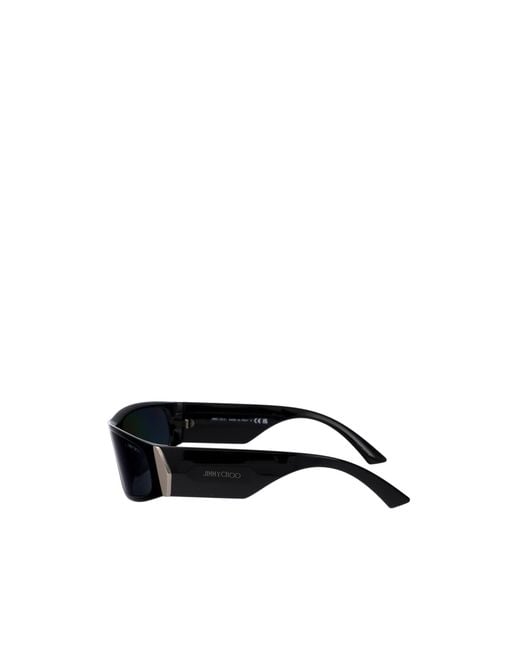Jimmy Choo Blue Eyewear Oval Frame Sunglasses