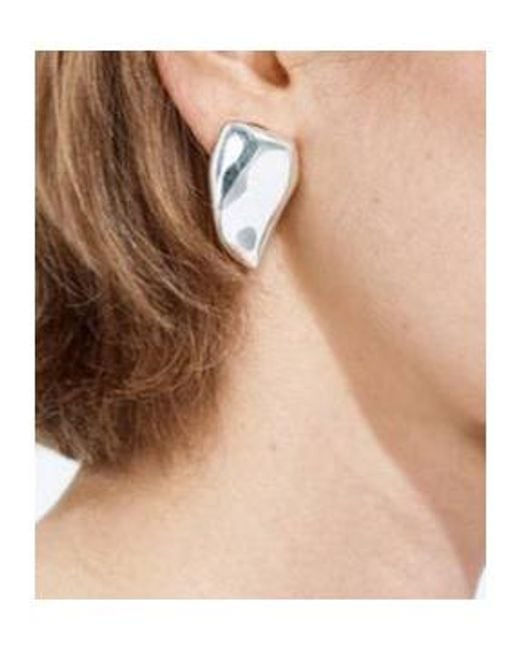 Bottega Veneta Metallic Small Prisma Earrings
