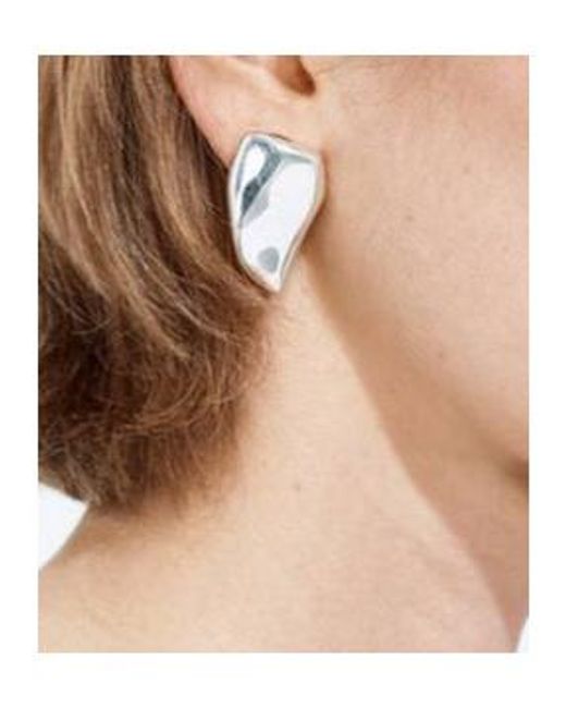 Bottega Veneta Metallic Small Prisma Earrings