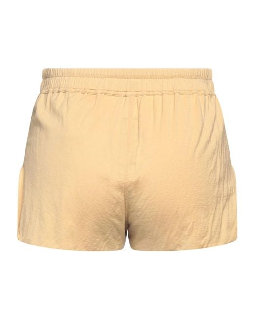 Rick Owens Natural Solid-Color Shorts