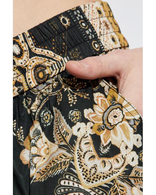 Isabel Marant Gray Gregorian Patterned Shorts for men