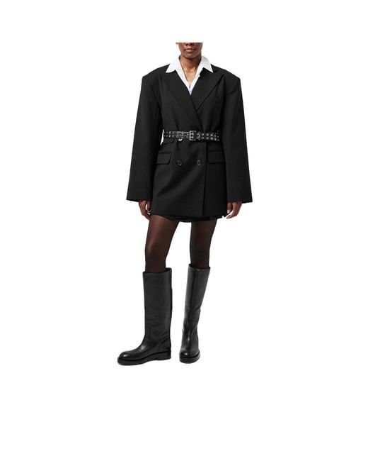 Paris Texas Black Solid Color Knee High Boots