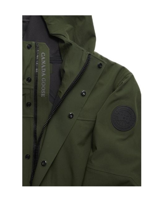 Canada Goose Green Rupert Rain Jacket for men