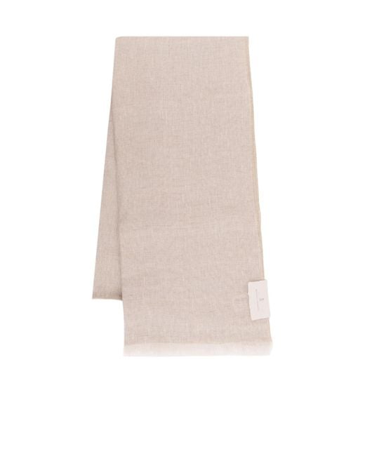 Brunello Cucinelli Multicolor Fringed Scarf