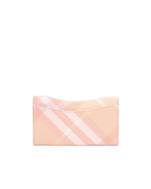 Burberry Pink Flip Wallet