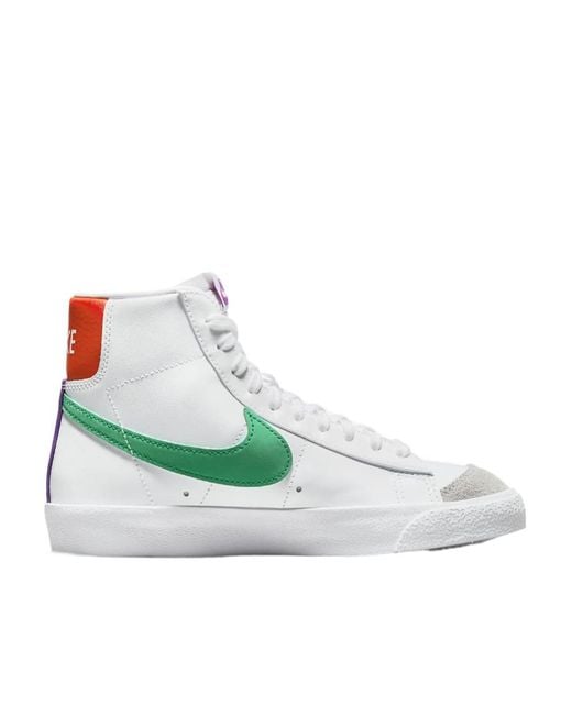 Nike Green Blazer Mid '77 High-Top Casual Sneakers