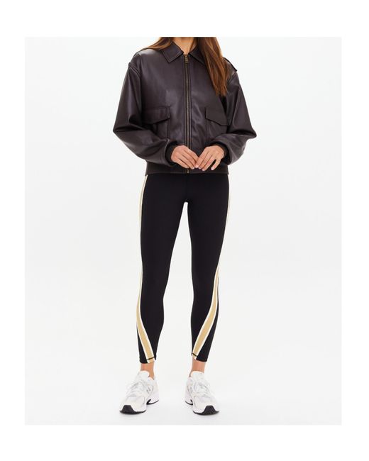 The Upside Black Zariah Collared Bomber Jacket