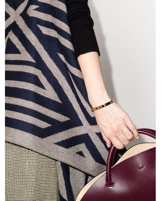 Tory Burch White Miller Studded Hinge Bracelet