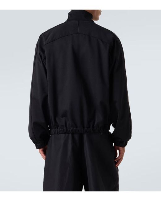 Jil Sander Black Cotton-Blend Sweatshirt for men
