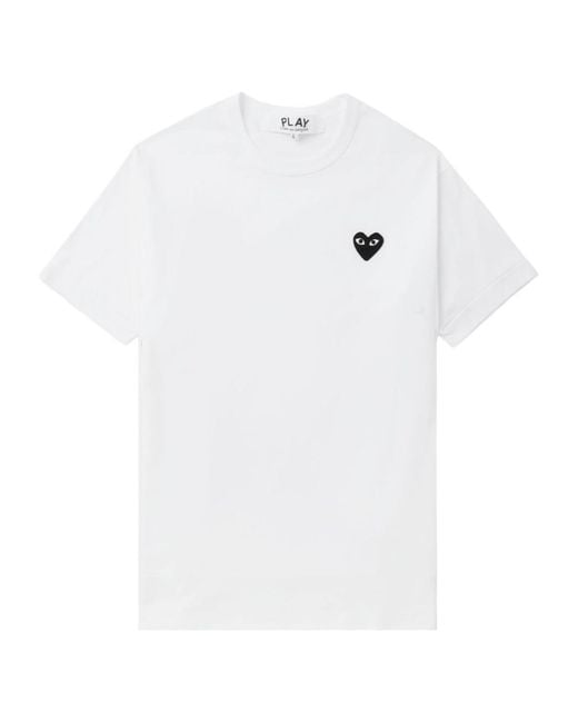 Comme des Garçons White Short-Sleeved T-Shirt