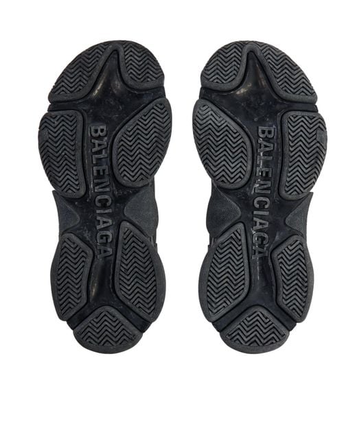 Balenciaga Blue Triple S Sporty Lace-Up Sneakers for men