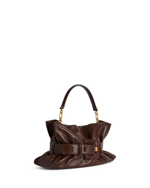 Balmain Brown Anthem Medium Bag