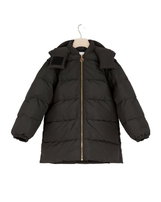 Patou Black Zip-Up Hooded Jacket